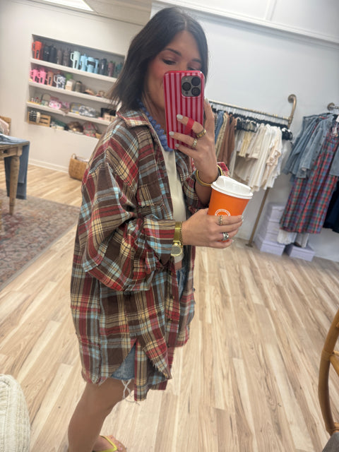 cabin trip plaid