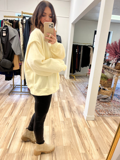 Leilani Sweatshirt - Cream