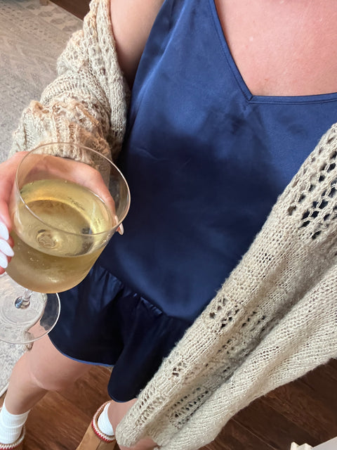 Night Cap Jammies-Navy