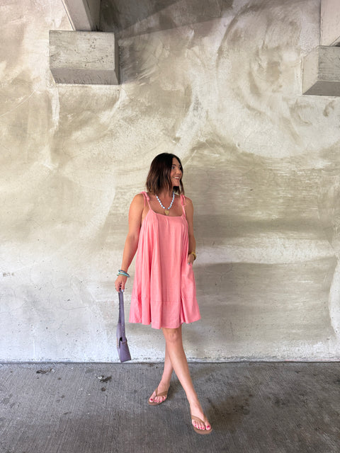 Back Button Dress