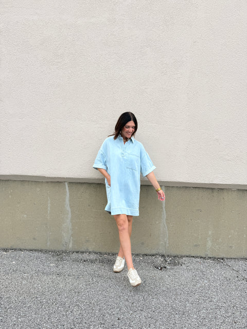 Denim Shirt Dress
