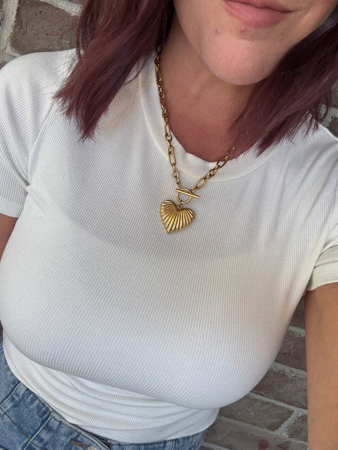 Luna  Heart Necklace