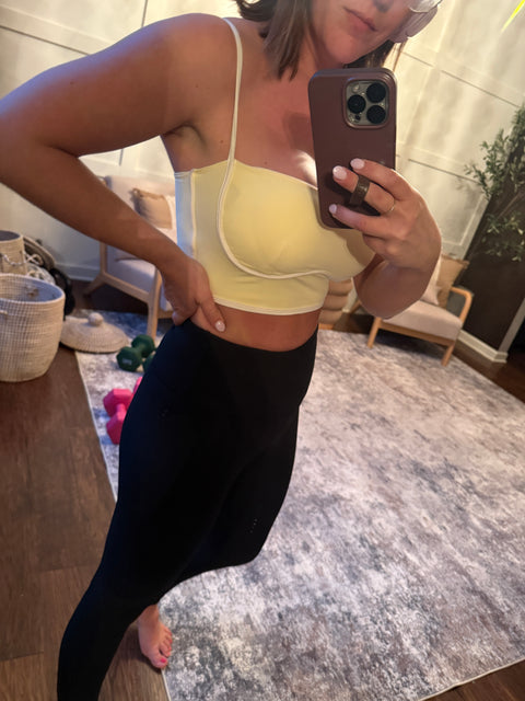 Sculpting Bra Tank-Lemon