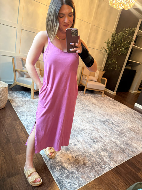 Weekend Picnic Dress-Orchid