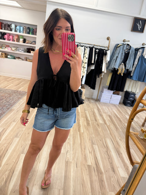 Steal My Thunder Top-black