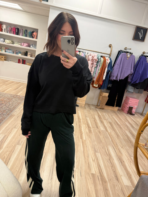 Laguna Crewneck-black