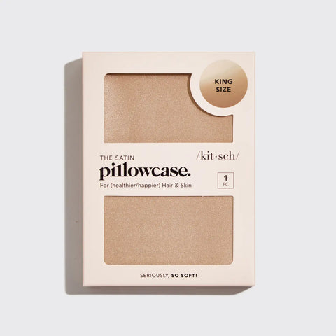 KING Satin Pillowcase-Champagne