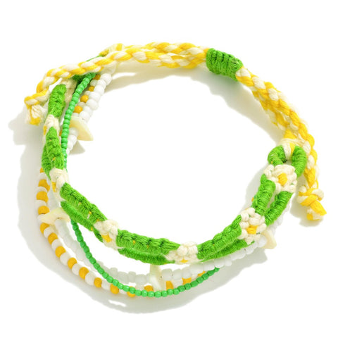 Beaded + Knotted Bracelet