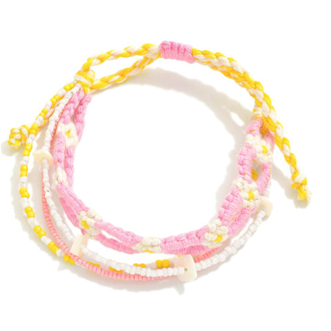 Beaded + Knotted Bracelet