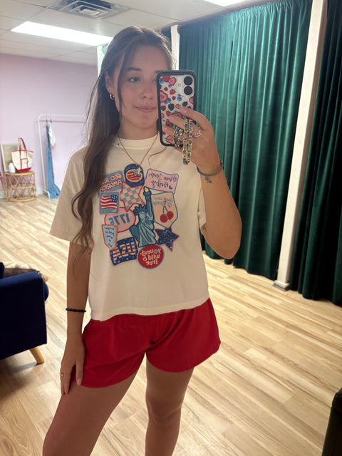 Patriotic Patch Tee