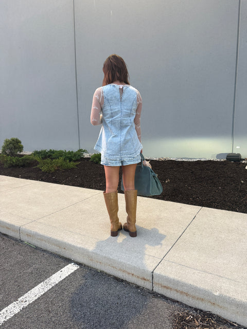 Denim Swing Set