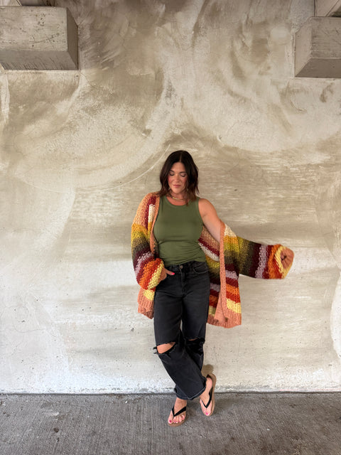 ribbed essential tank-sage