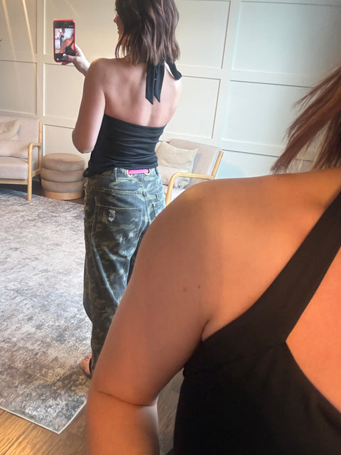 tie it back top-black