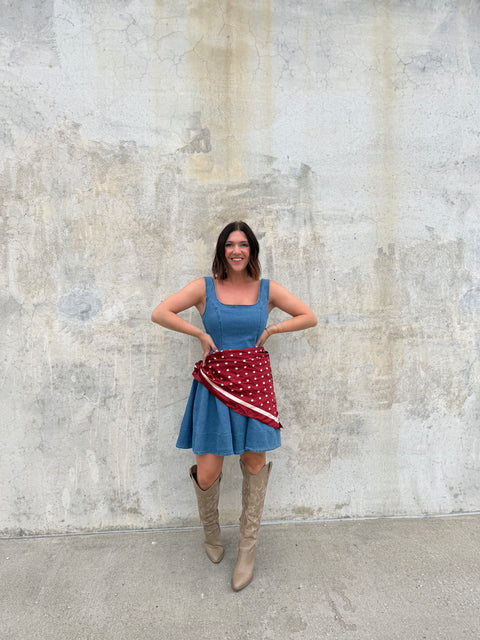 Front Row Denim Dress