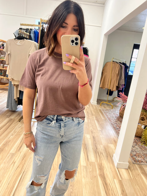 Classic Fit Tee - Deep Taupe