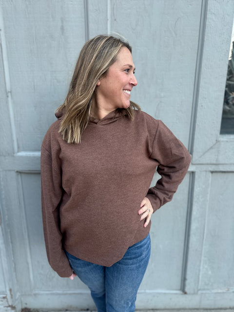 Won't Change Hoodie-Chestnut