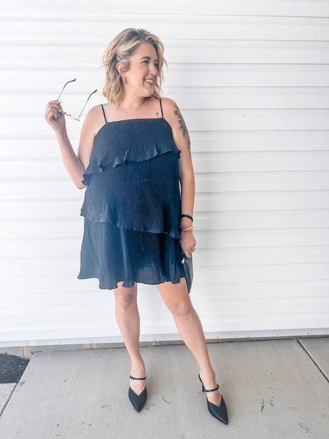 Moments We Share Dress-Black