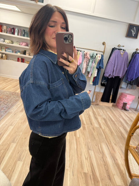 Comfortable Charm Denim Jacket