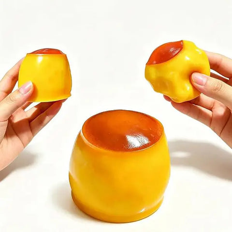 Carmel Pudding Crunchy Squishy