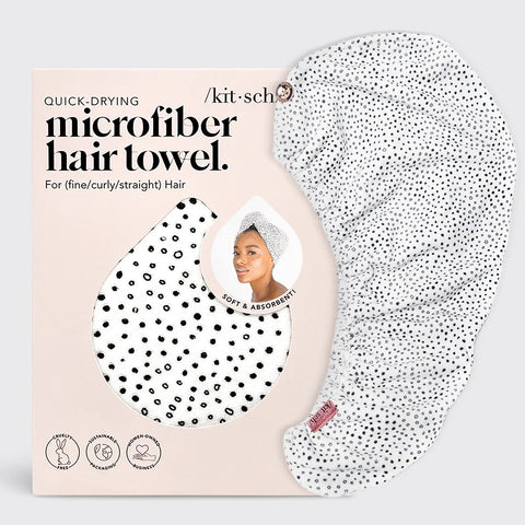 Quick Dry Hair Towel-Micro Dot