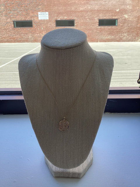N-1105- Circle dipped Necklace