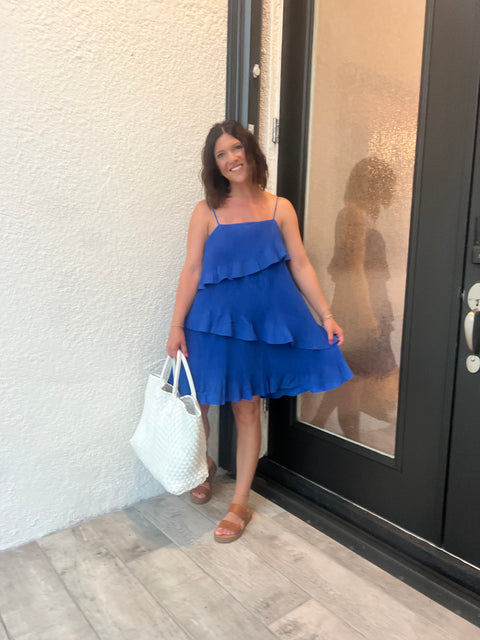 Moments We Share Dress-Royal Blue