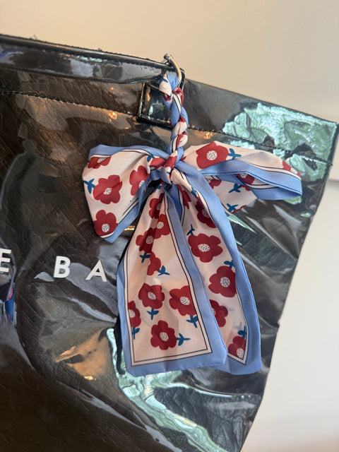 Scarf Rope Bow purse charm