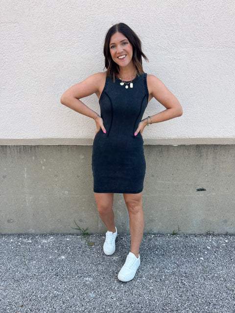 Sleekrib Tank Dress