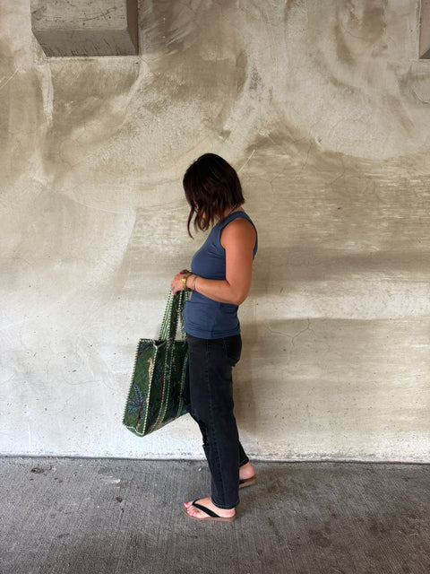 ribbed essential tank-ocean