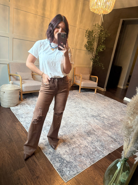 Copper Brown Denim