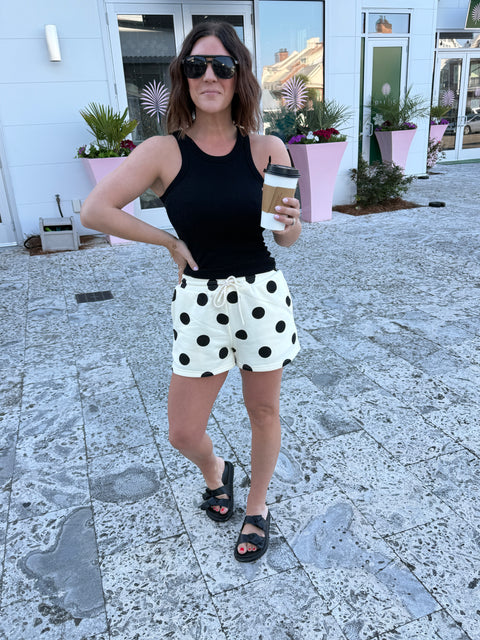 Feels Right Tank-Black
