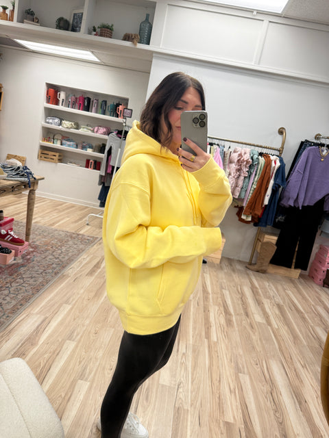 Already Decided Hoodie-Yellow