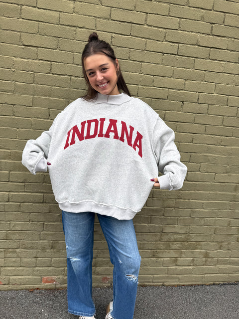 Indiana/IN Reversible Sweatshirt