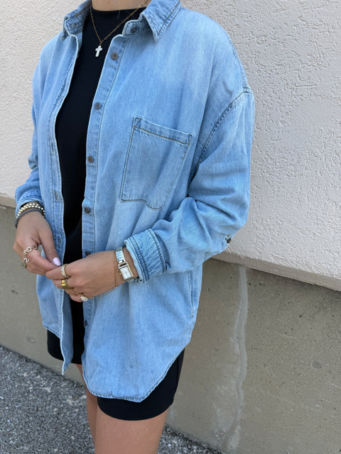 Oversized Denim shirt