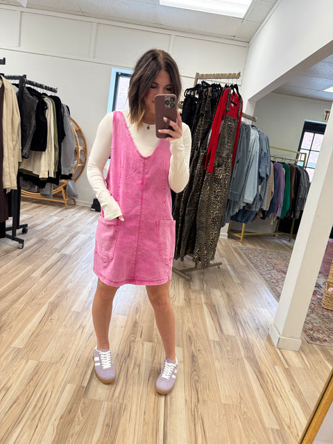 Get Going Dress-Pink