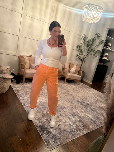 Just Peachy Barrel Denim