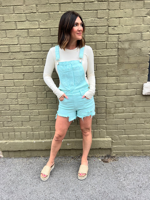Mint Shortalls