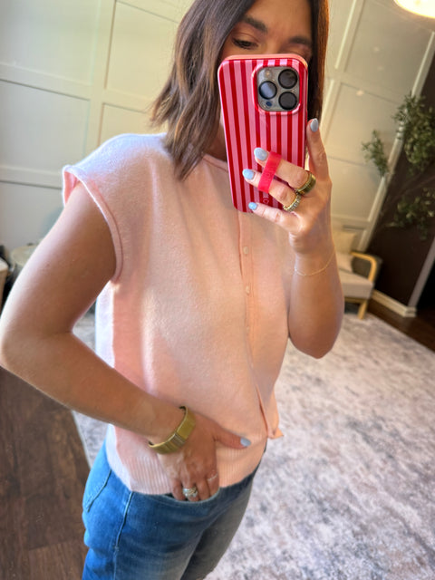 Checking In Sweater-Pink