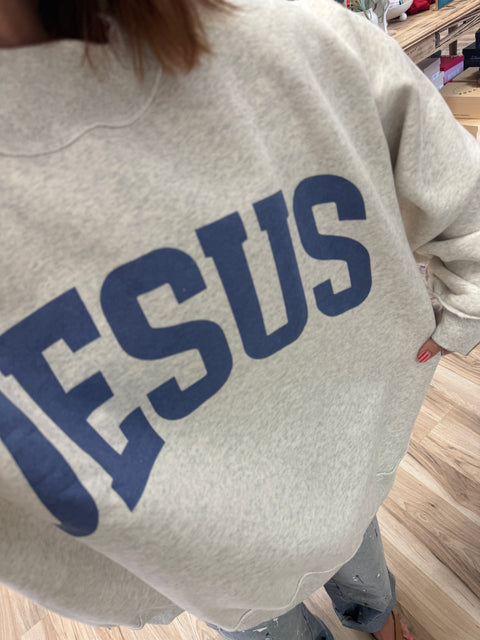 JESUS/GOD IS GOOD Reversible Mock Neck