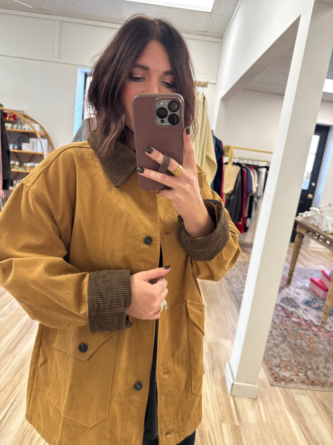 Stable Staple Barn Jacket-Taupe