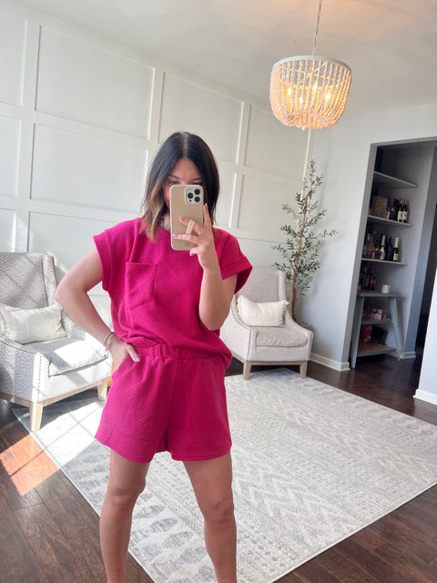 In the Details Top - Fuchsia