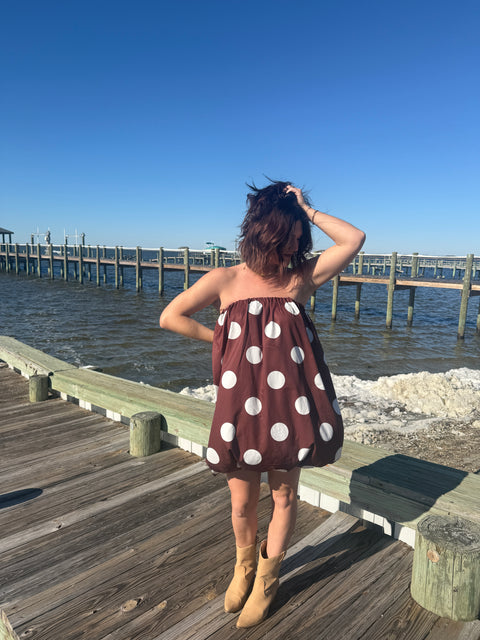 Polka Dot Balloon Dress