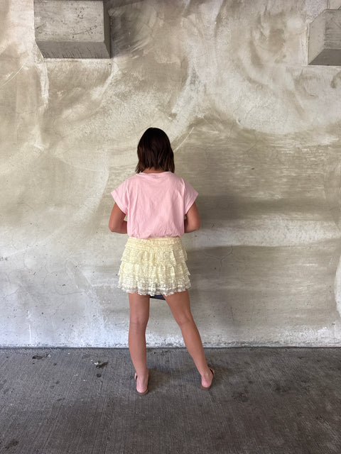 Ruffle Lace Skirt