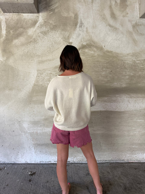 A Moment Sweater-Off White