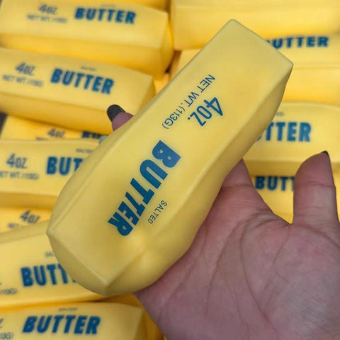yellow butter squishy- oversized