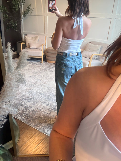 tie it back top-off white
