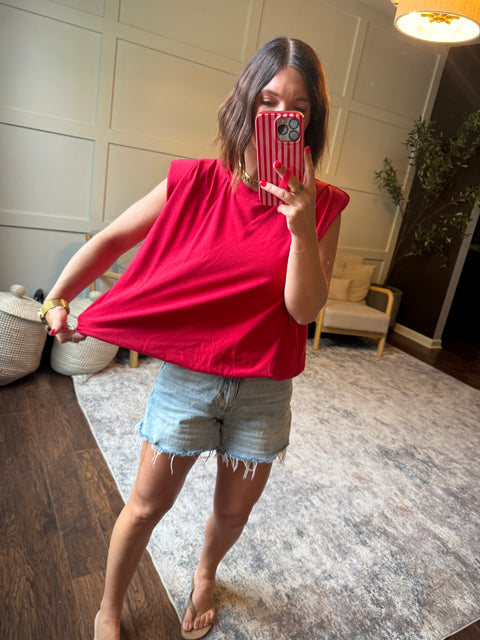Classic Touch Top-red
