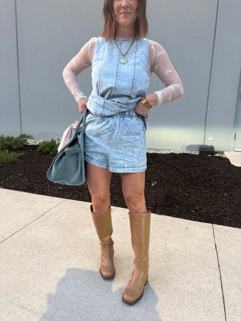 Denim Swing Set