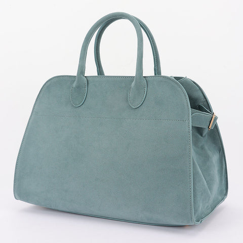 Suede Bowling Bag