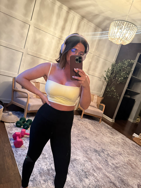 Sculpting Bra Tank-Lemon